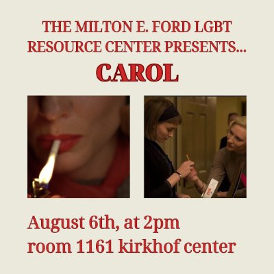Carol: A Fruity Film Feature